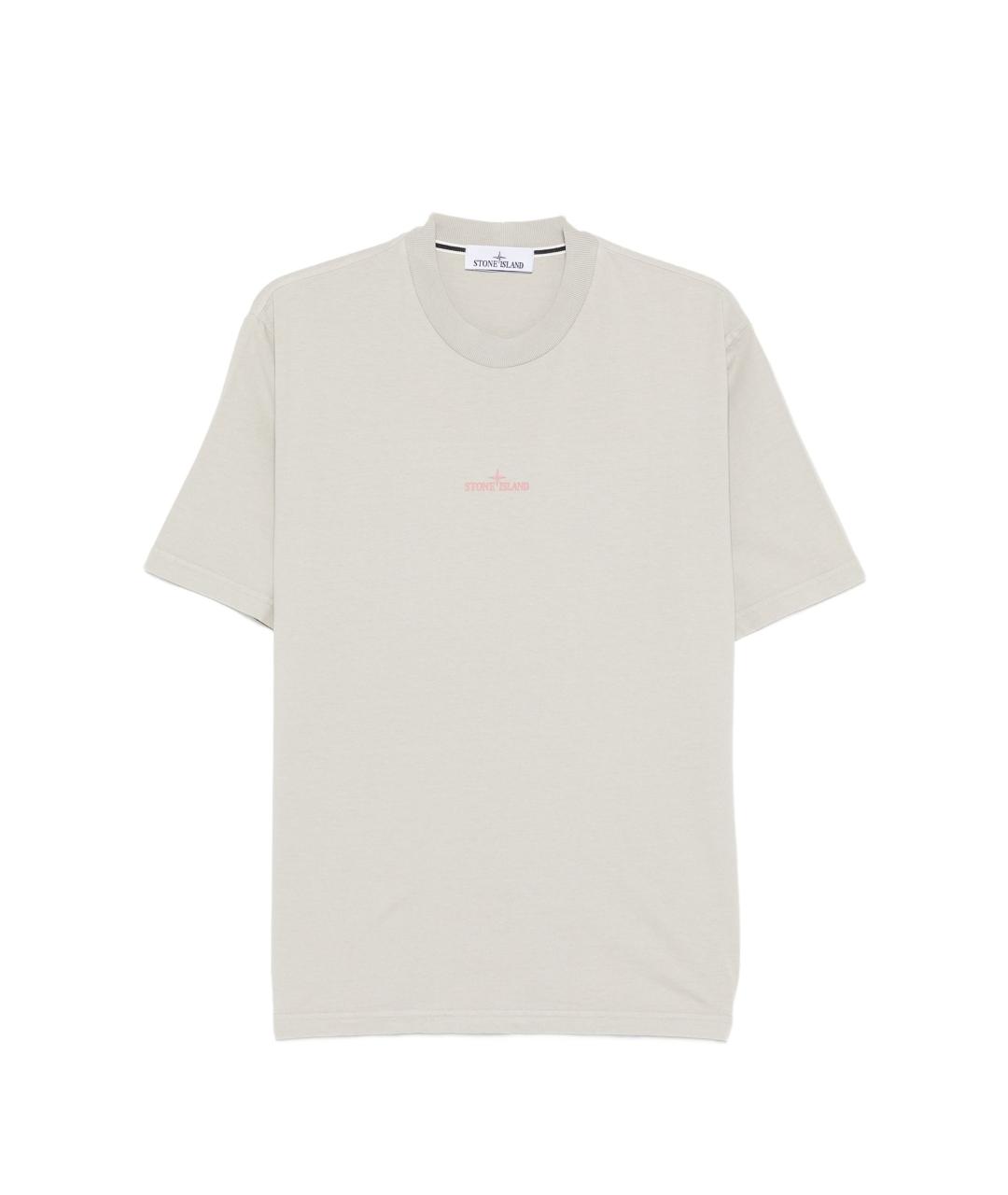 STONE ISLAND Хлопковая футболка, фото 1