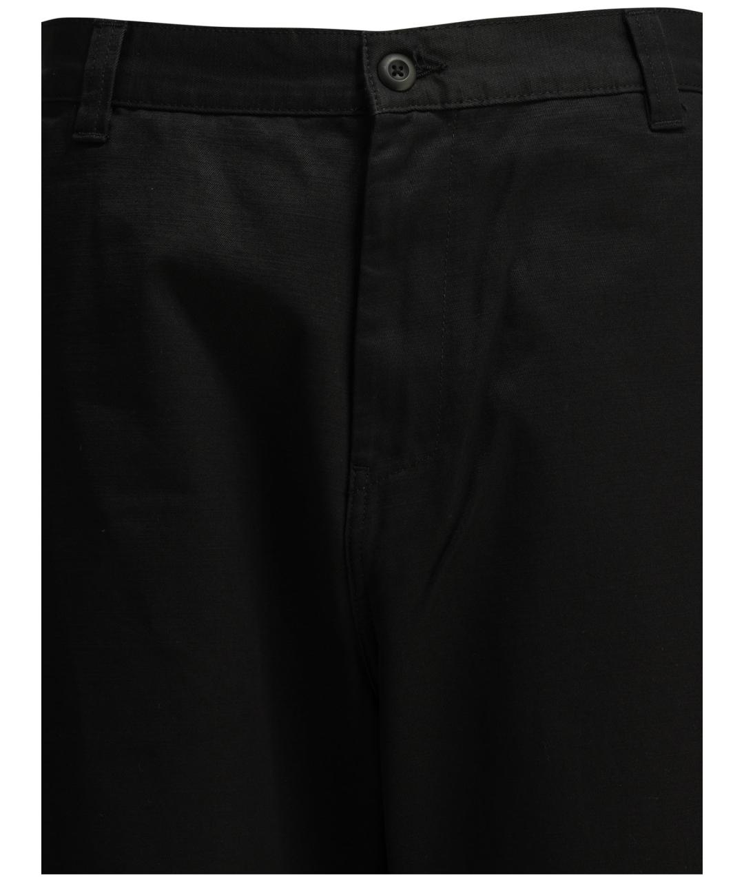 CARHARTT WIP Черные хлопковые повседневные брюки, фото 3