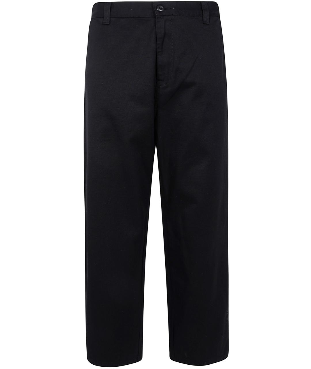 CARHARTT WIP Черные хлопковые повседневные брюки, фото 5