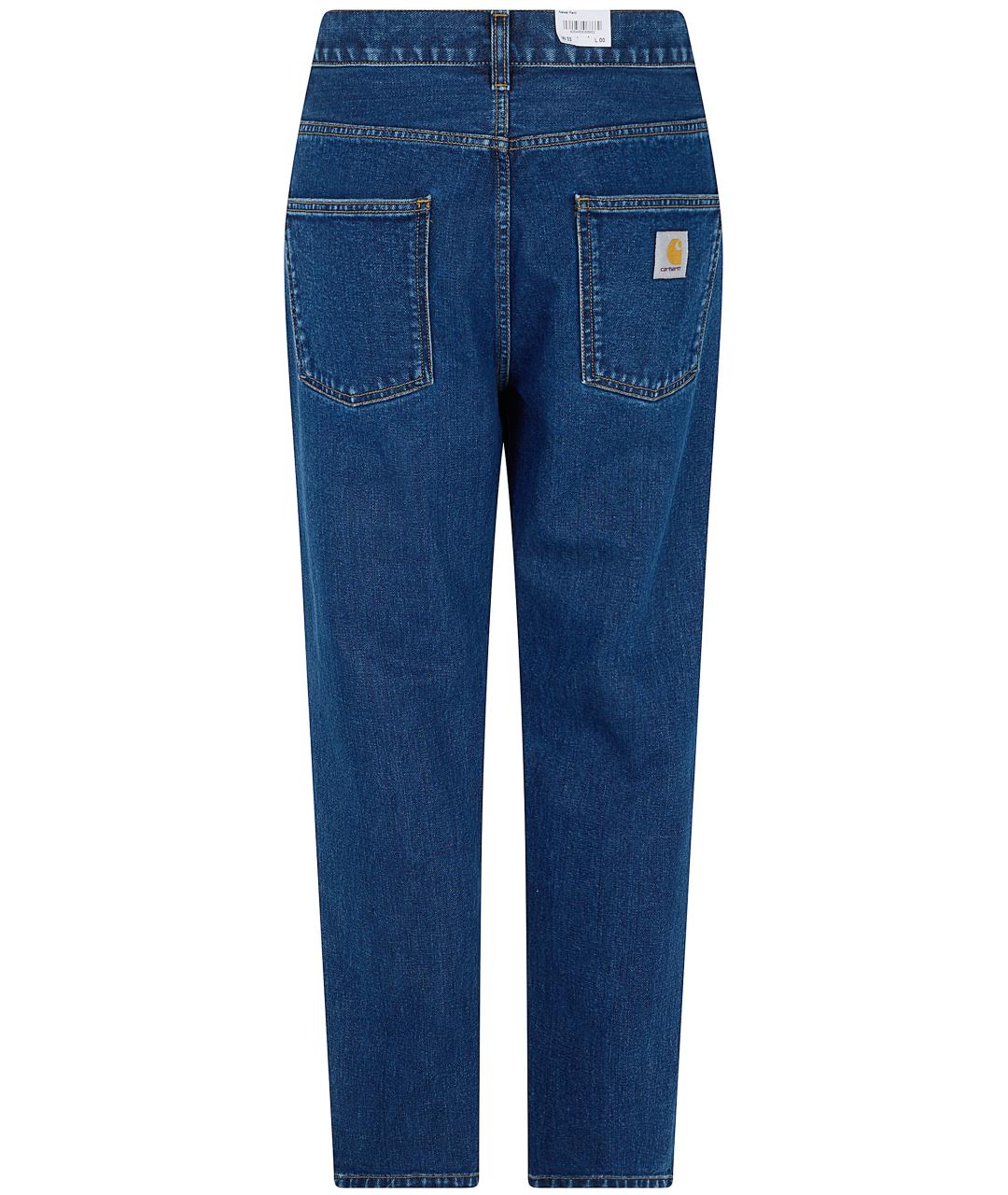 CARHARTT WIP Синие хлопковые повседневные брюки, фото 2