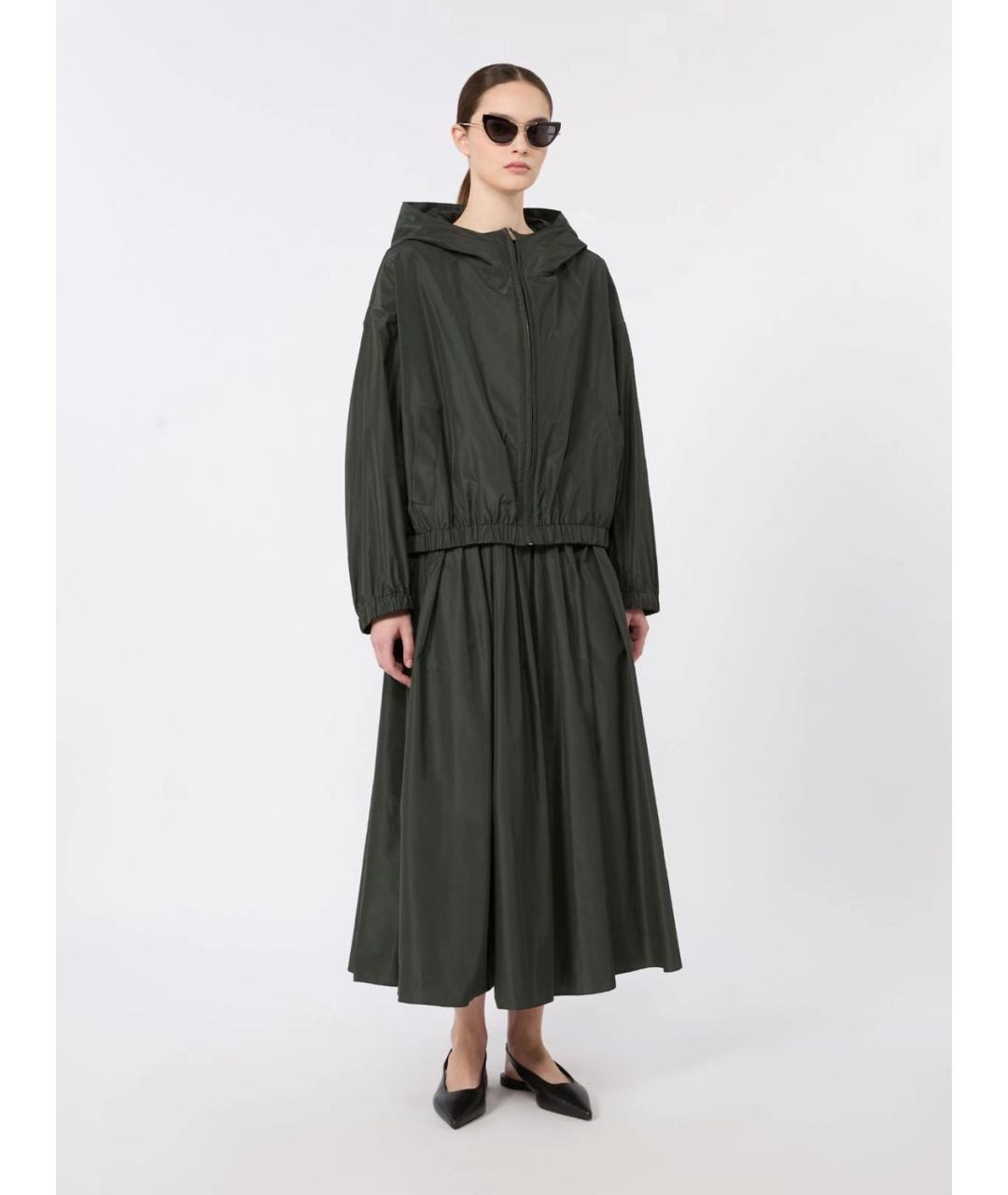 'S MAX MARA Зеленая юбка макси, фото 2