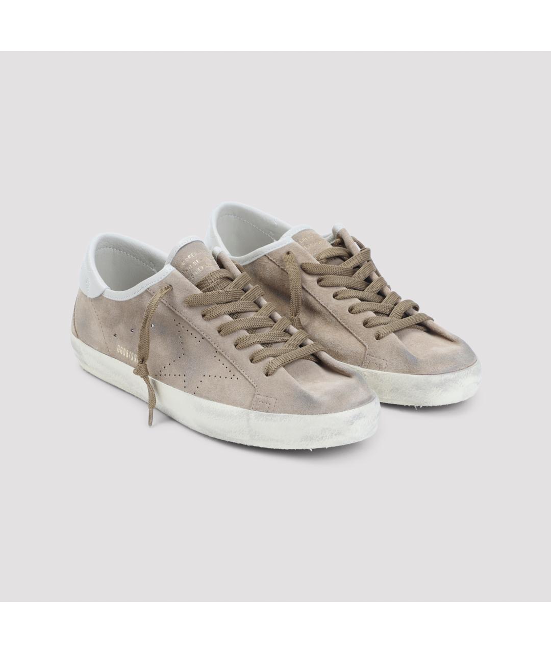 GOLDEN GOOSE DELUXE BRAND Кожаные низкие кроссовки / кеды, фото 4