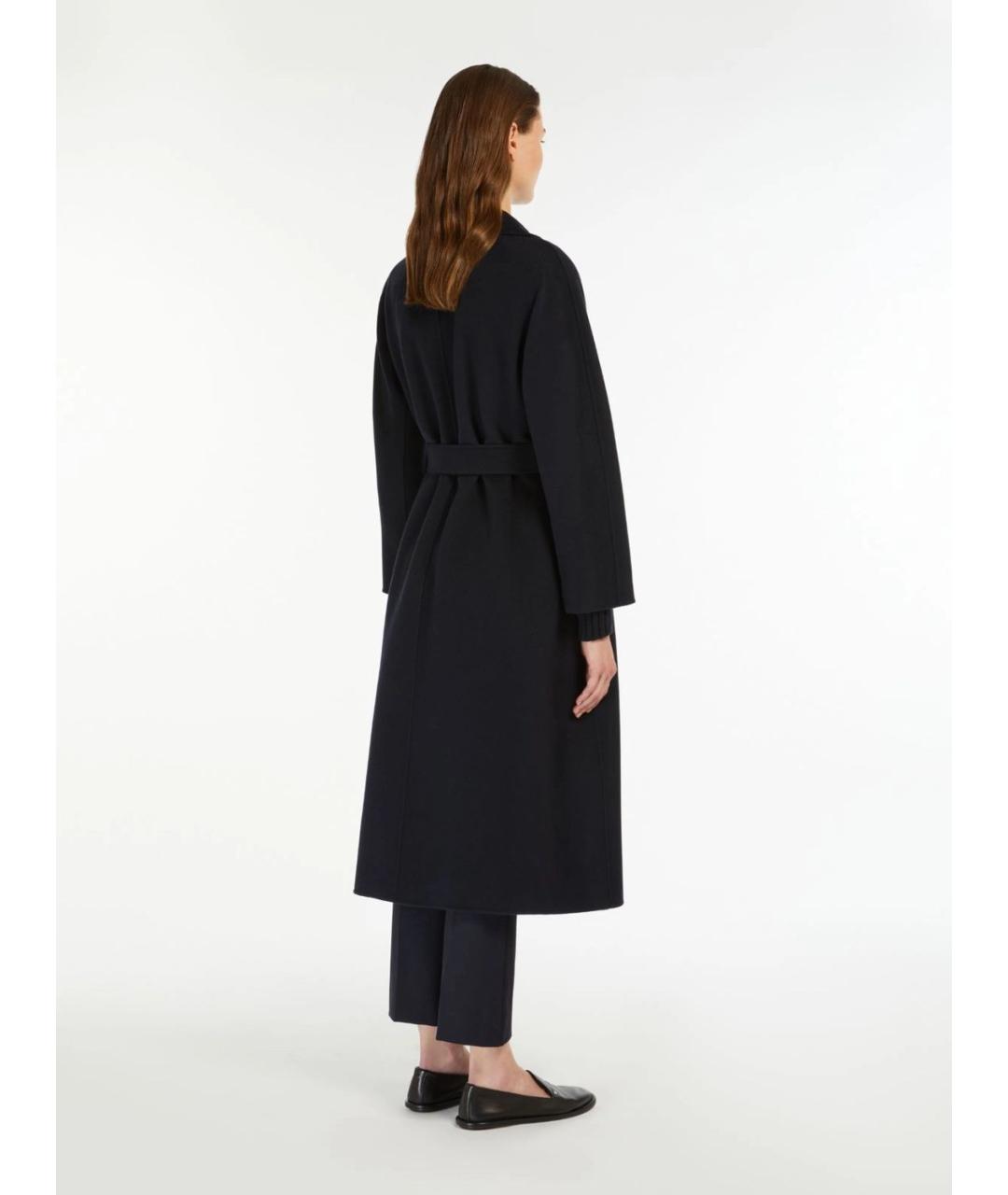 'S MAX MARA Синее шерстяное пальто, фото 4
