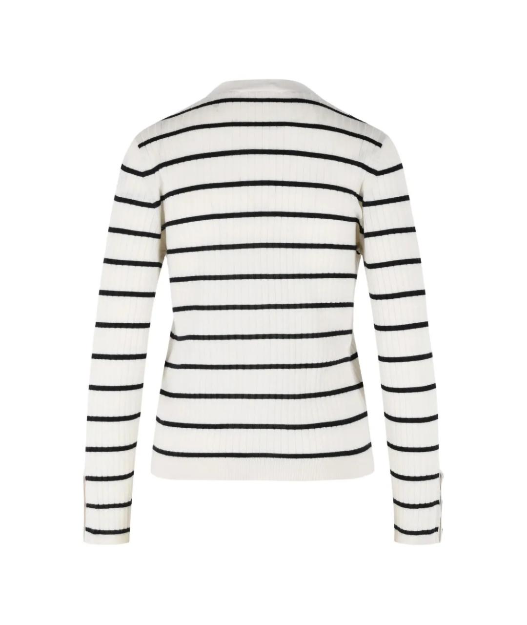 MAX MARA Белый кашемировый кардиган, фото 2