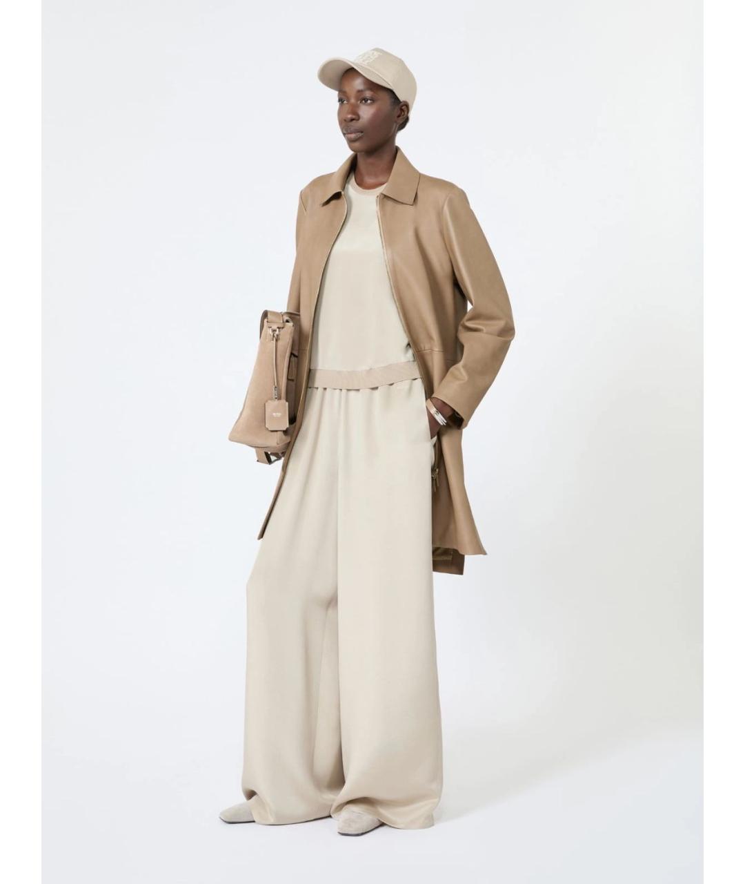 MAX MARA Бежевый кашемировый джемпер / свитер, фото 2