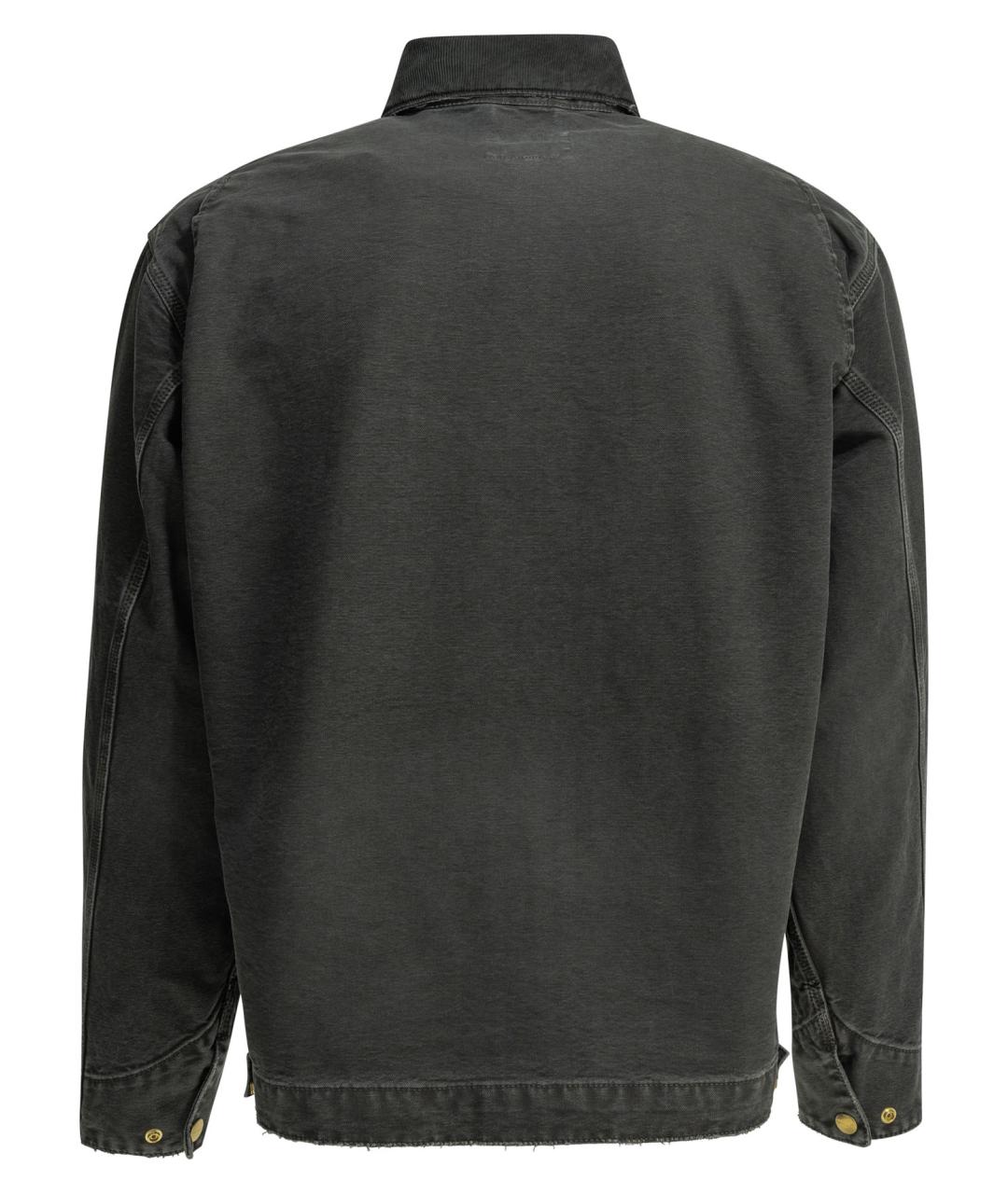 CARHARTT WIP Черная хлопковая куртка, фото 2