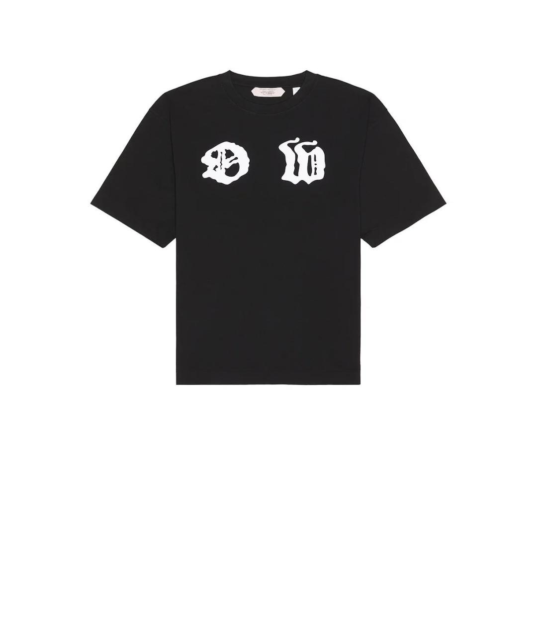 OFF-WHITE Черная хлопковая футболка, фото 1