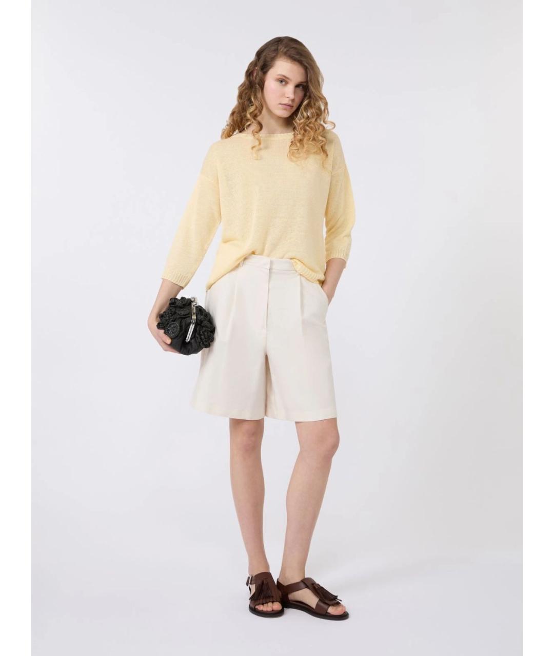 WEEKEND MAX MARA Желтый джемпер / свитер, фото 2