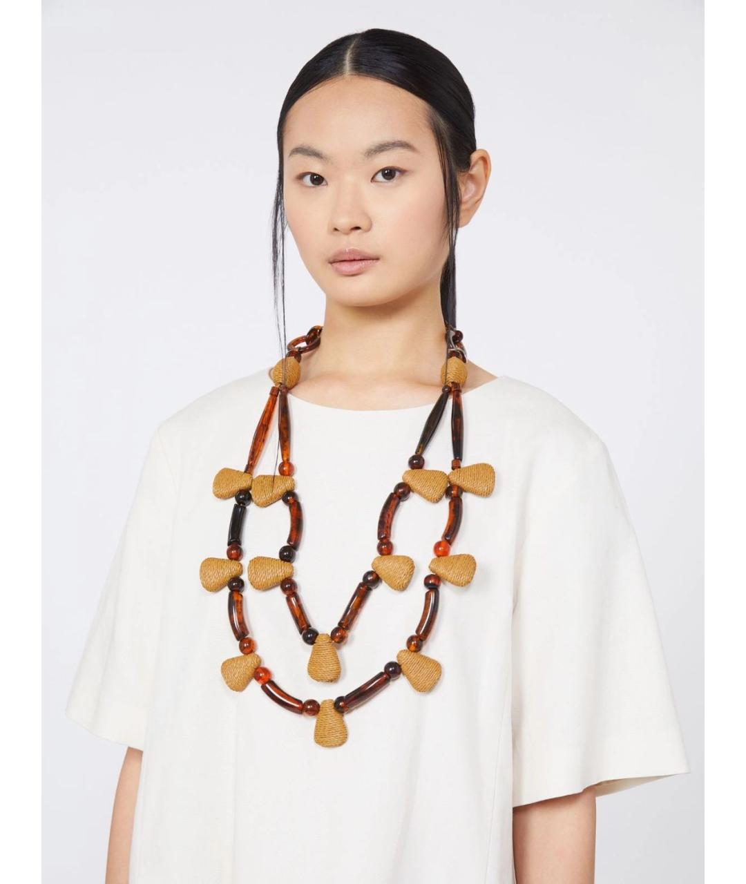 WEEKEND MAX MARA Коричневая цепочка, фото 3