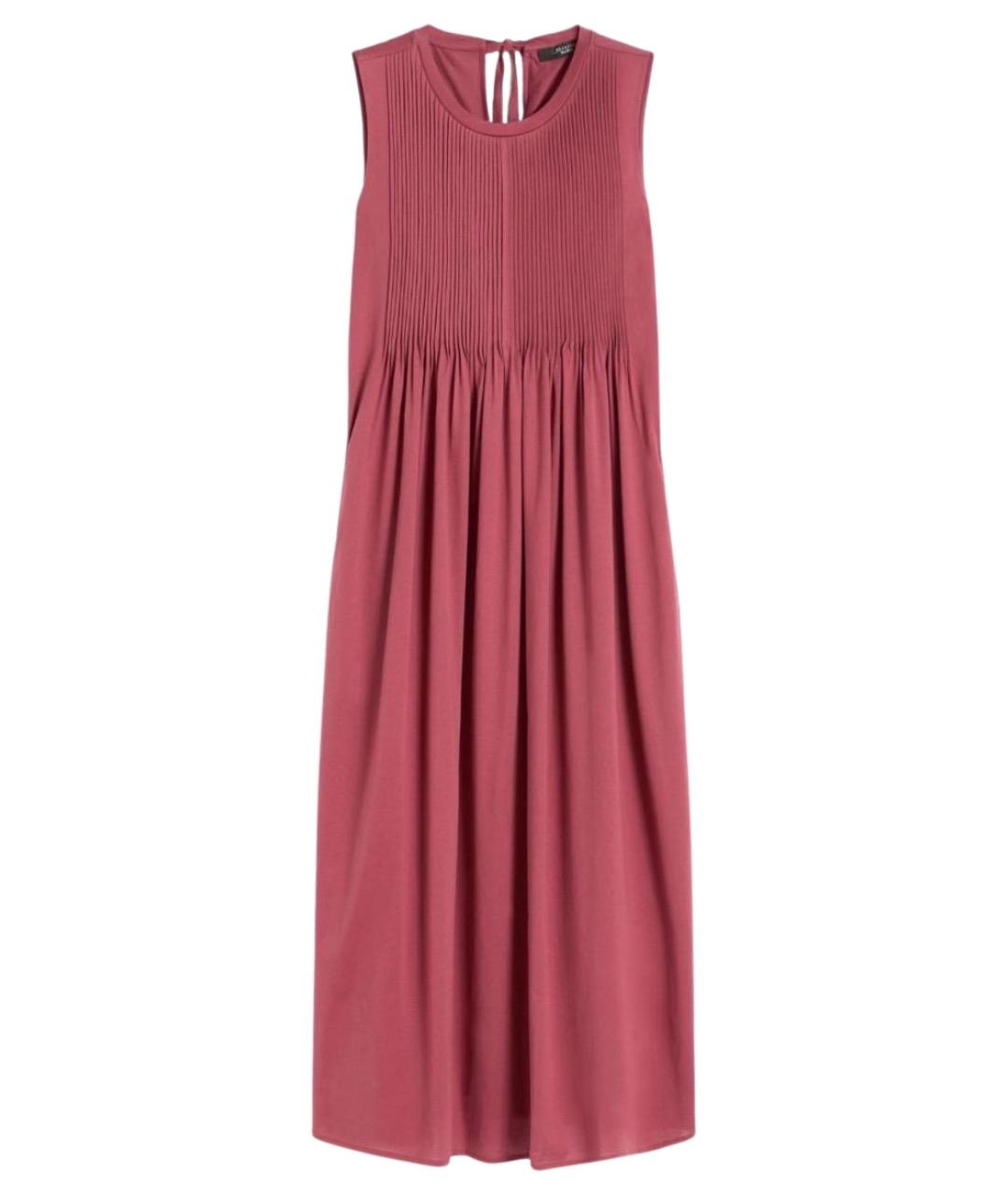 WEEKEND MAX MARA Фуксия хлопковое повседневное платье, фото 1