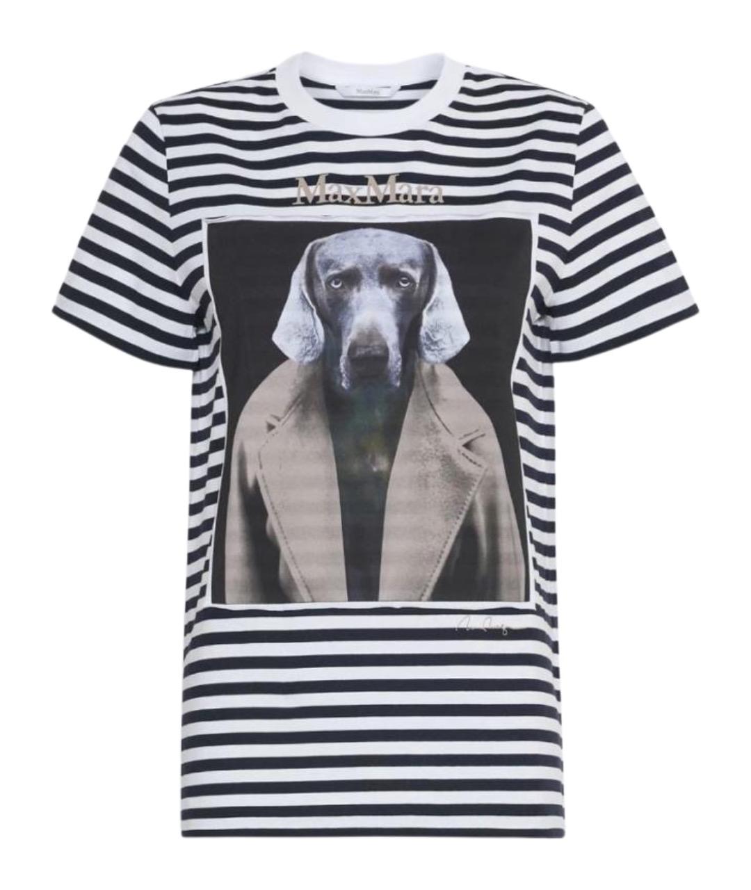 MAX MARA Мульти хлопковая футболка, фото 1