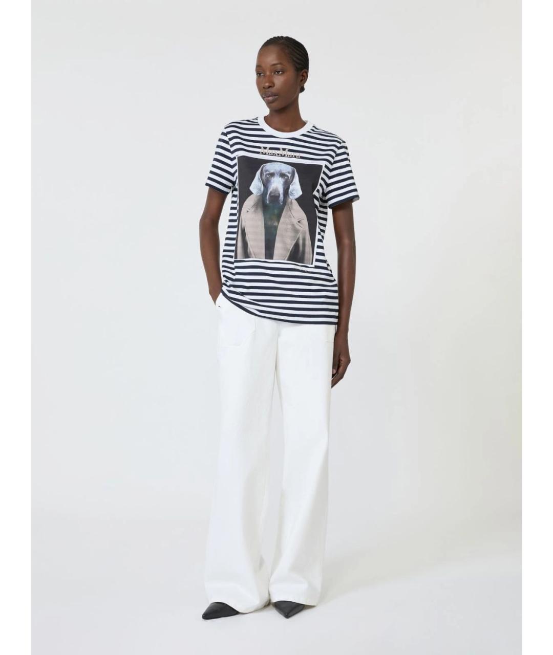 MAX MARA Мульти хлопковая футболка, фото 2