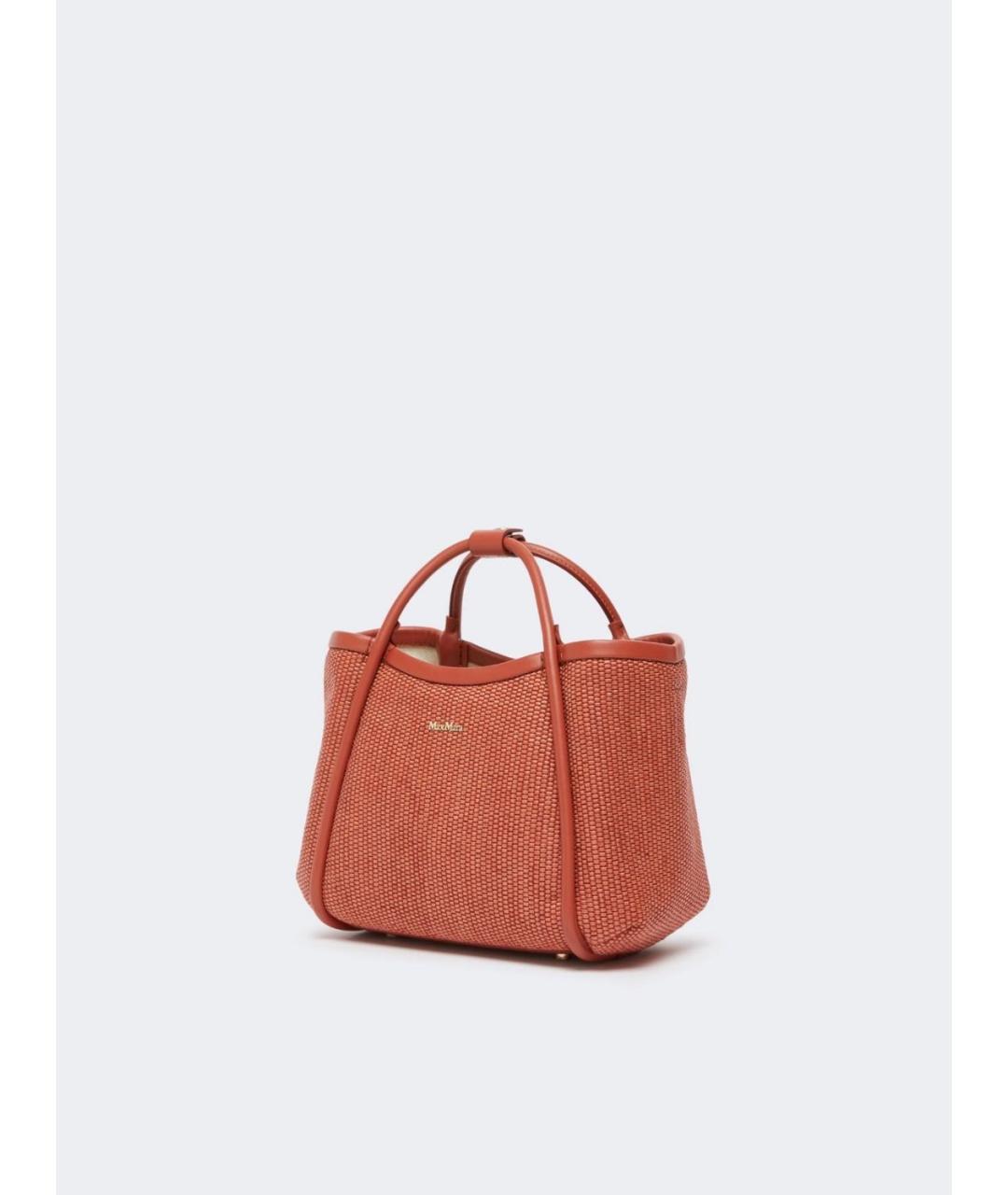 MAX MARA Хлопковая сумка с короткими ручками, фото 2