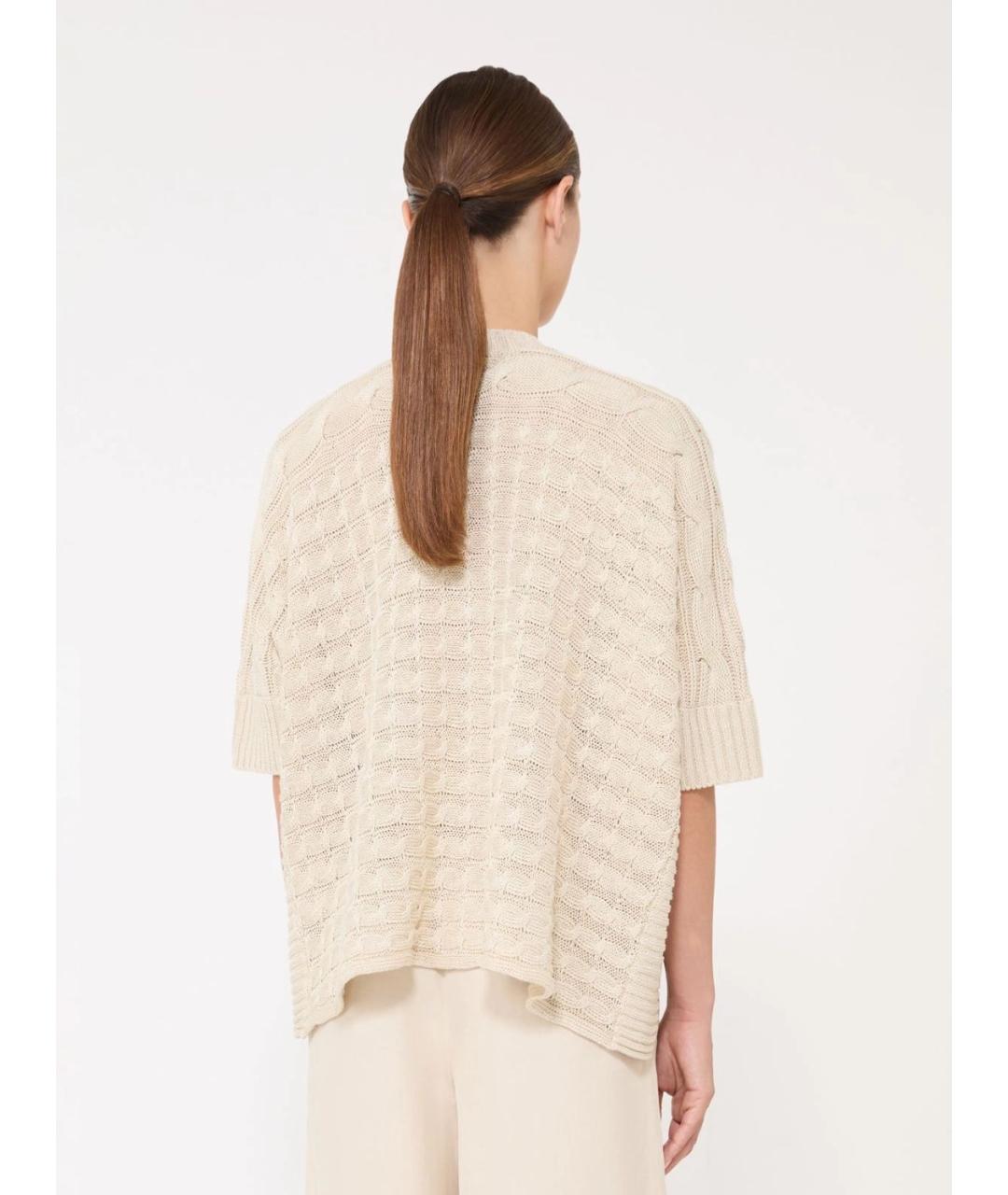 MAX MARA Бежевый кардиган, фото 4