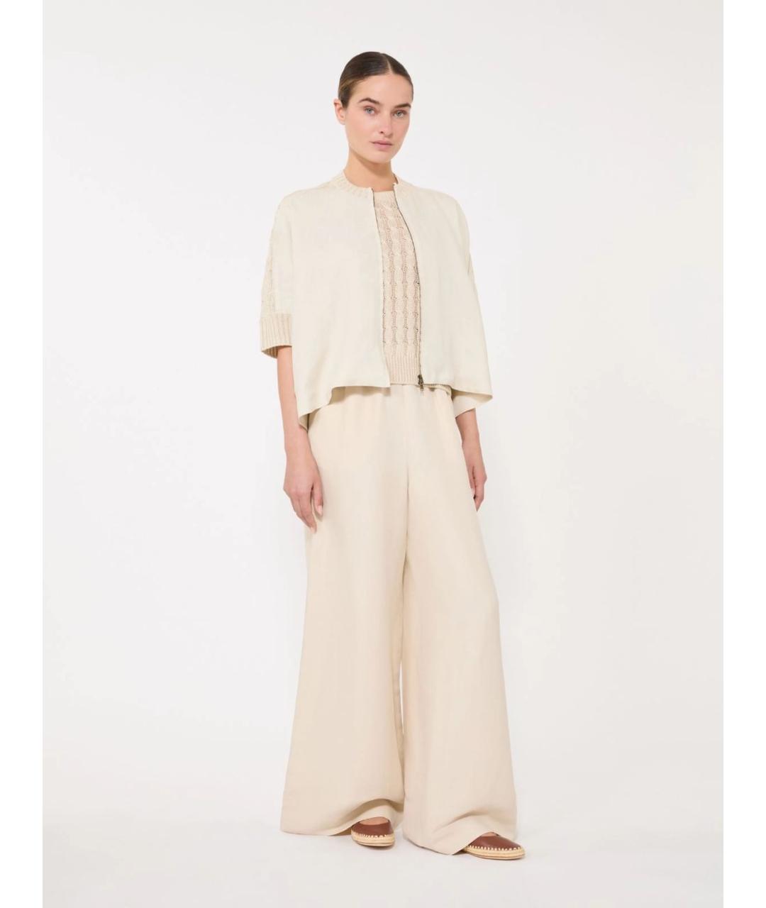 MAX MARA Бежевый кардиган, фото 2