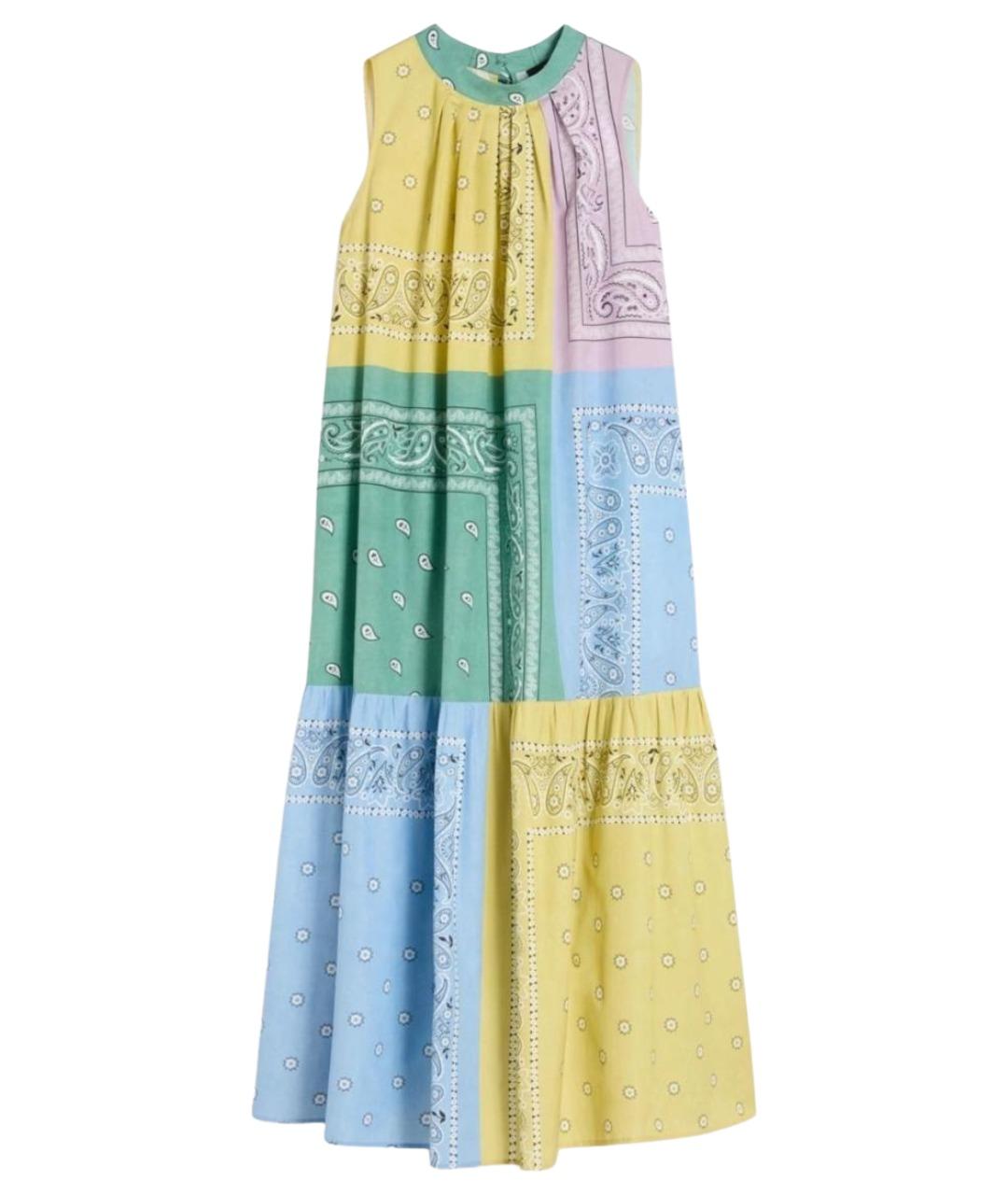 WEEKEND MAX MARA Мульти хлопковое повседневное платье, фото 1