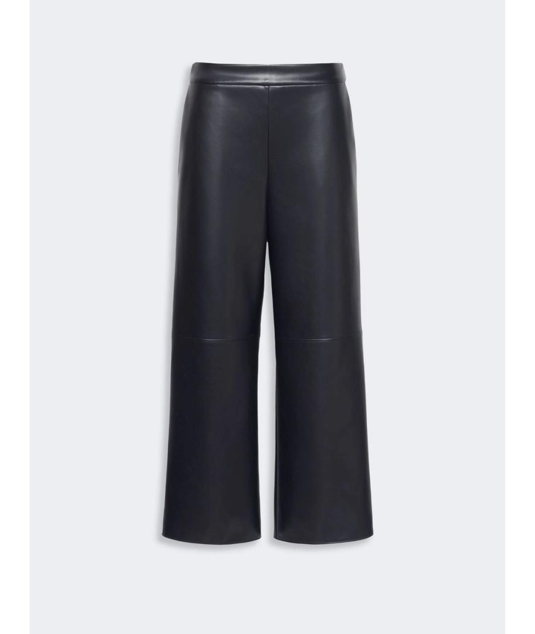 'S MAX MARA Темно-синие прямые брюки, фото 4