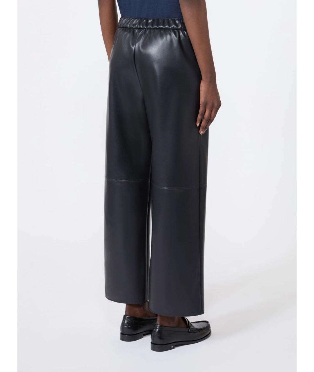 'S MAX MARA Темно-синие прямые брюки, фото 3