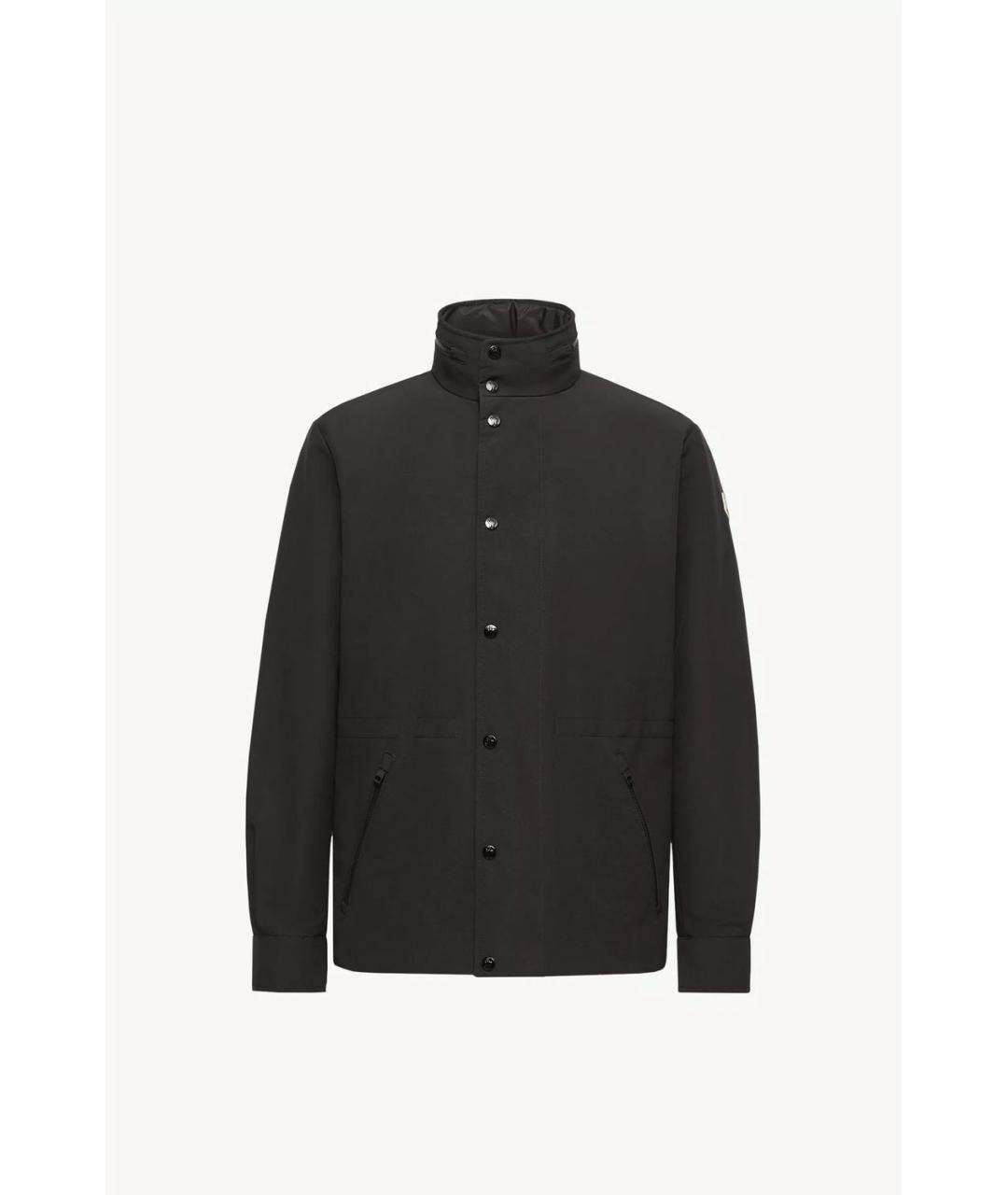 MONCLER Черная полиамидовая куртка, фото 1