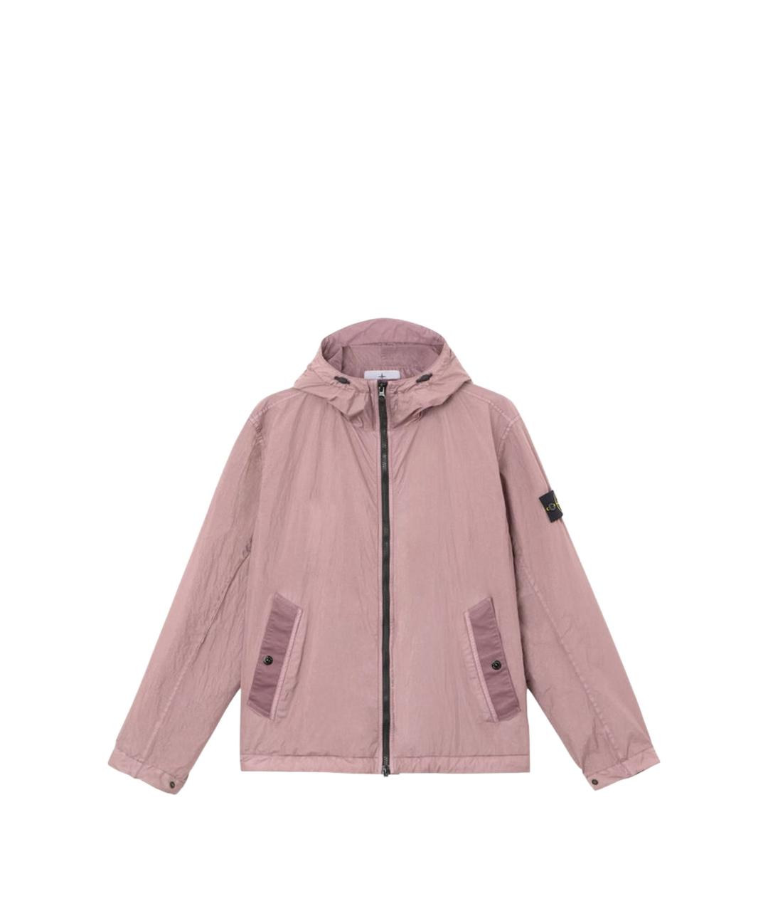 STONE ISLAND Фиолетовая синтетическая куртка, фото 1