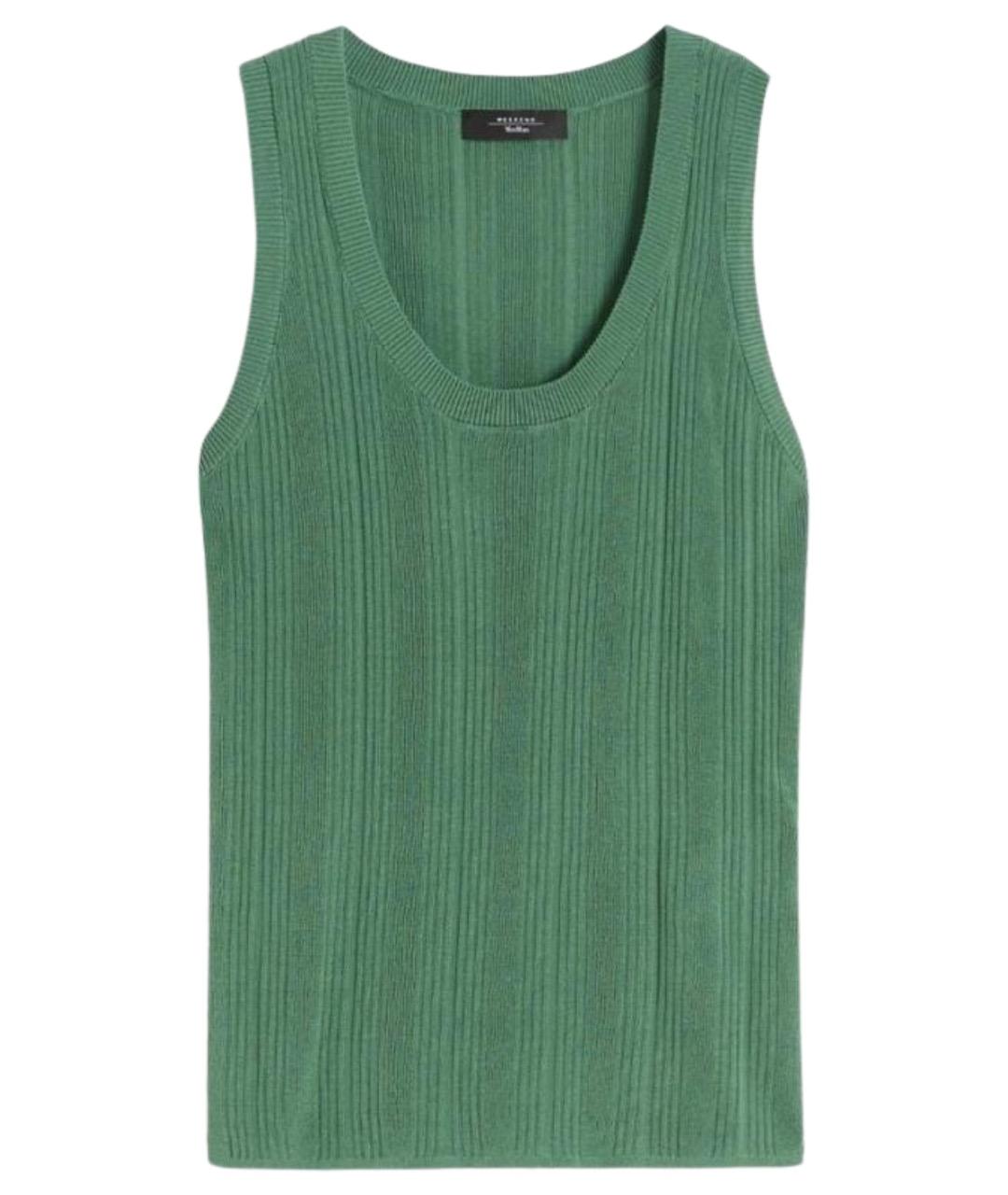 WEEKEND MAX MARA Зеленый полиамидовый джемпер / свитер, фото 1