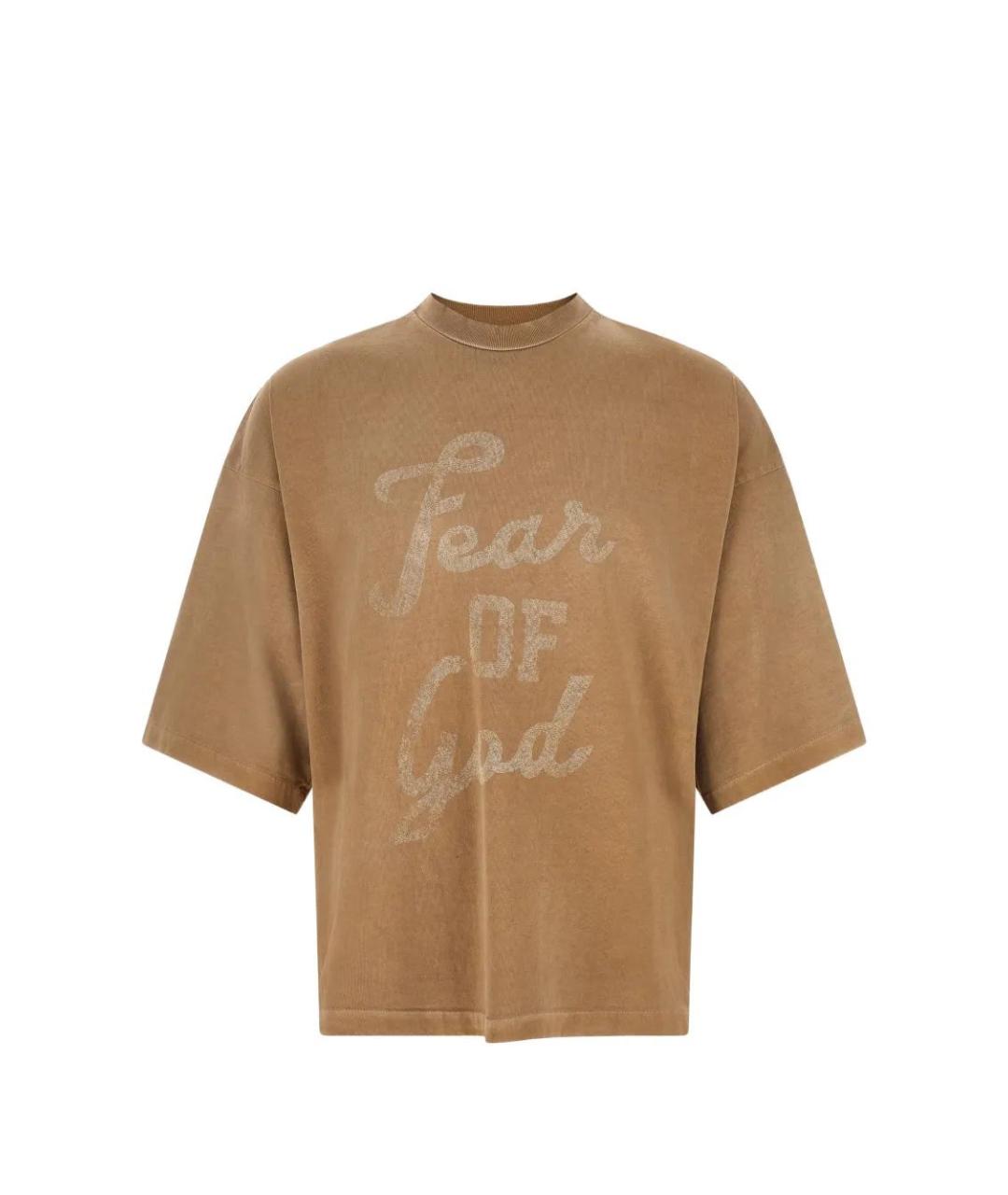 FEAR OF GOD Хлопковая футболка, фото 2
