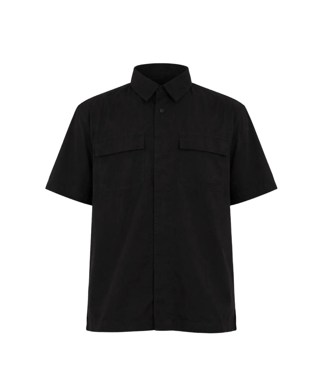 CP COMPANY Черная хлопковая кэжуал рубашка, фото 1