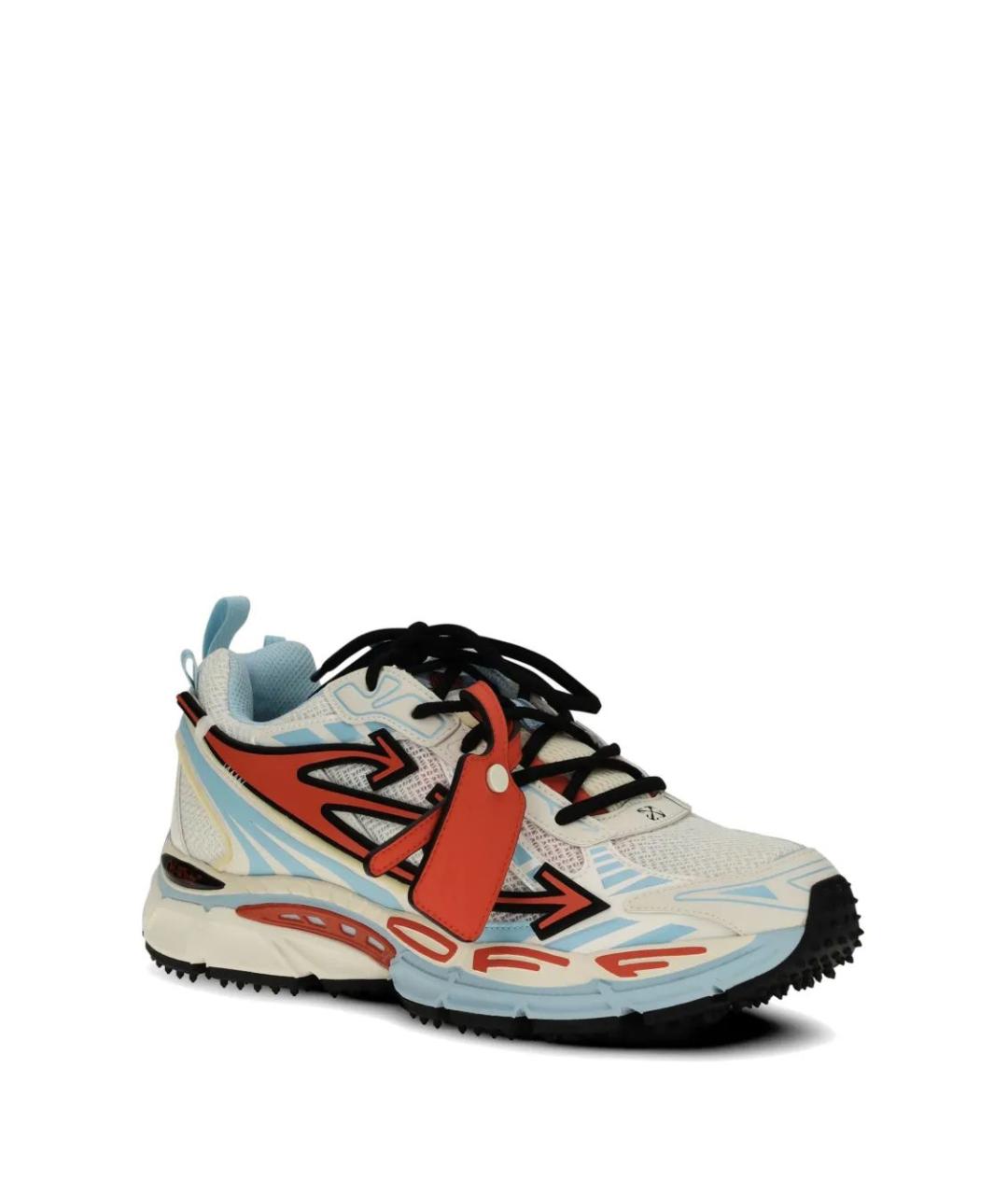 OFF-WHITE Синие низкие кроссовки / кеды, фото 2