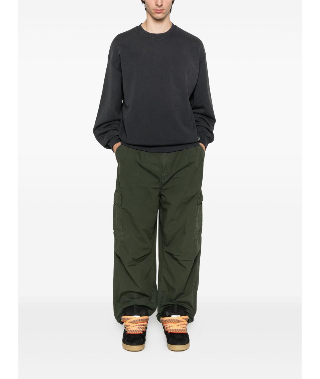 CARHARTT WIP Синие хлопковые повседневные брюки, фото 6