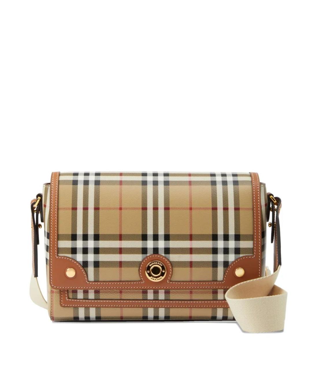 BURBERRY Бежевая сумка через плечо, фото 1