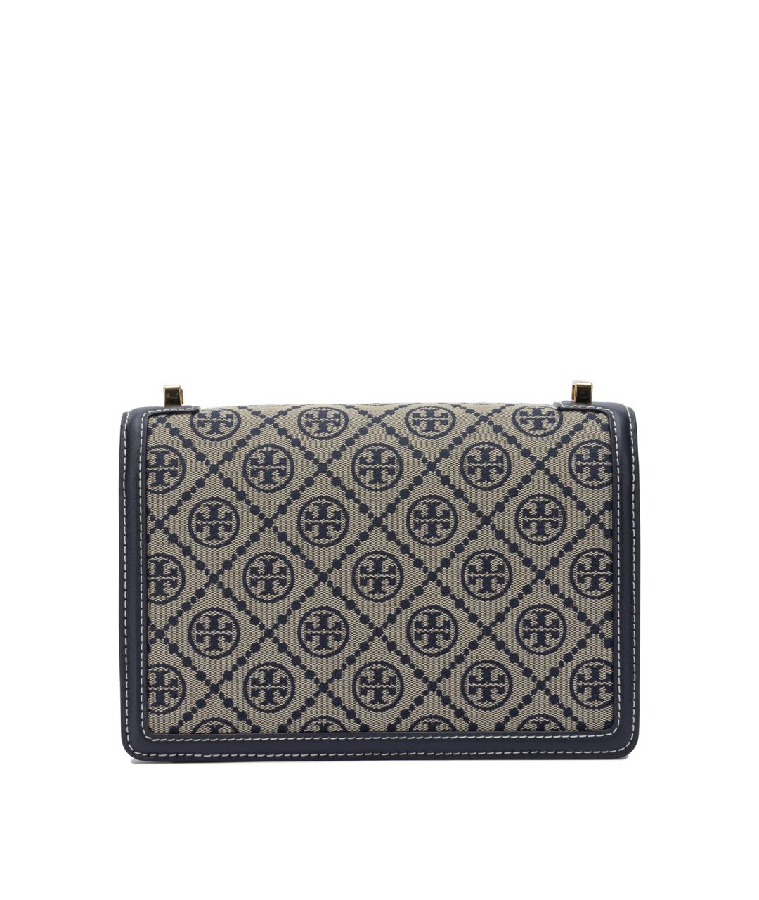 TORY BURCH Синяя хлопковая сумка через плечо, фото 3