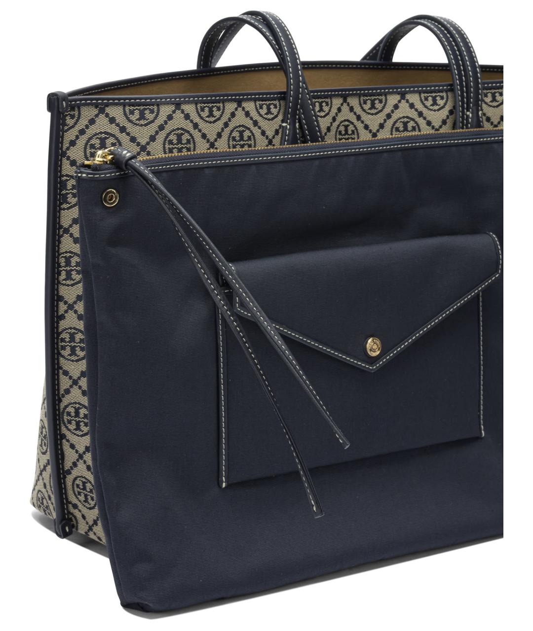 TORY BURCH Мульти хлопковая сумка тоут, фото 4
