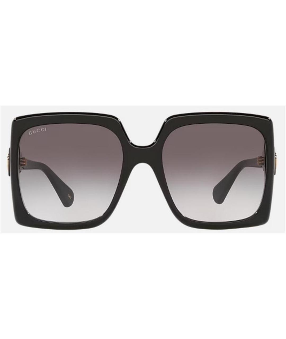 GUCCI Черные пластиковые солнцезащитные очки, фото 2