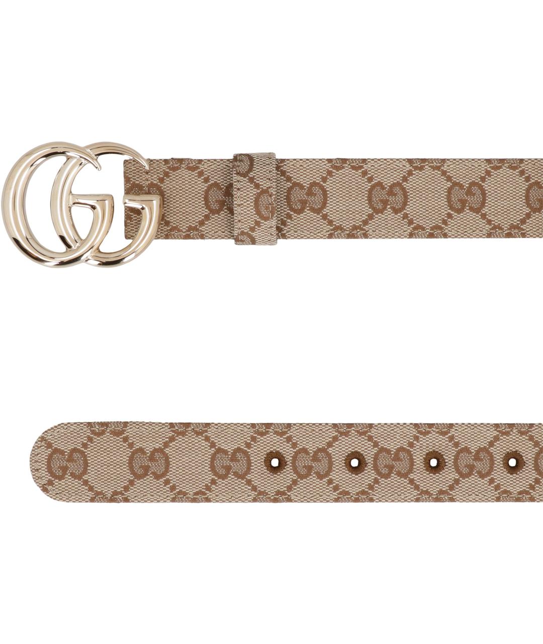 GUCCI Бежевый ремень, фото 3