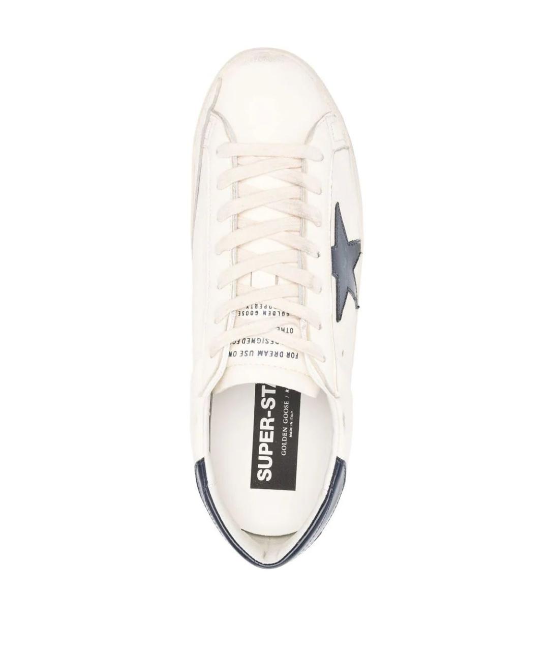 GOLDEN GOOSE DELUXE BRAND Кожаные низкие кроссовки / кеды, фото 4