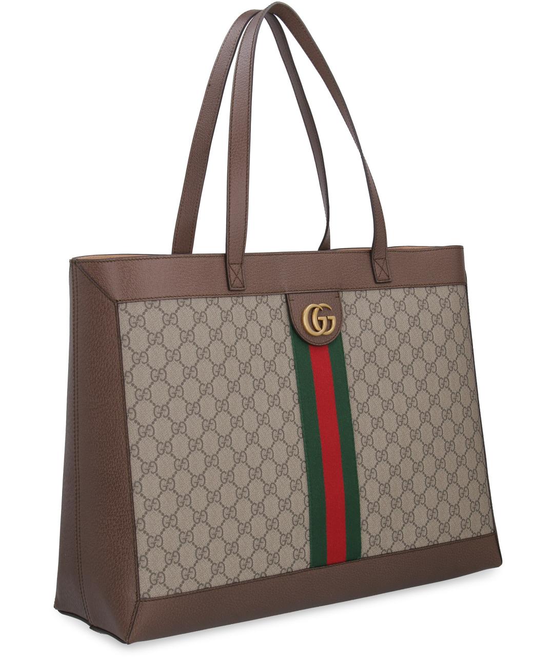 GUCCI Бежевая сумка тоут, фото 3