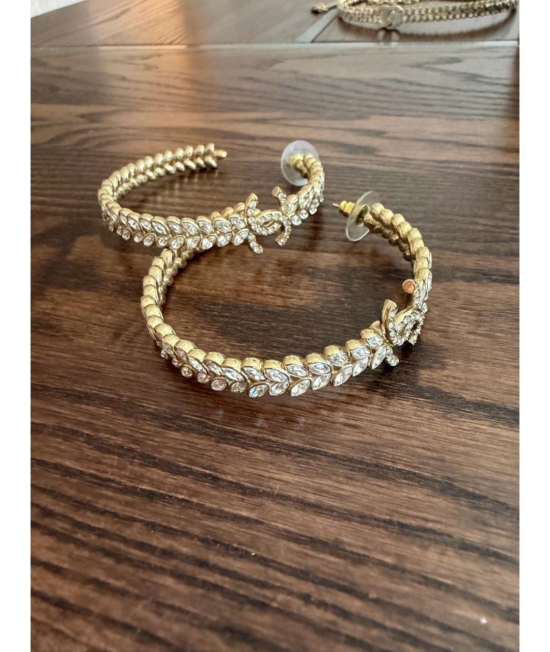 CHANEL Серебряные металлические серьги, фото 4