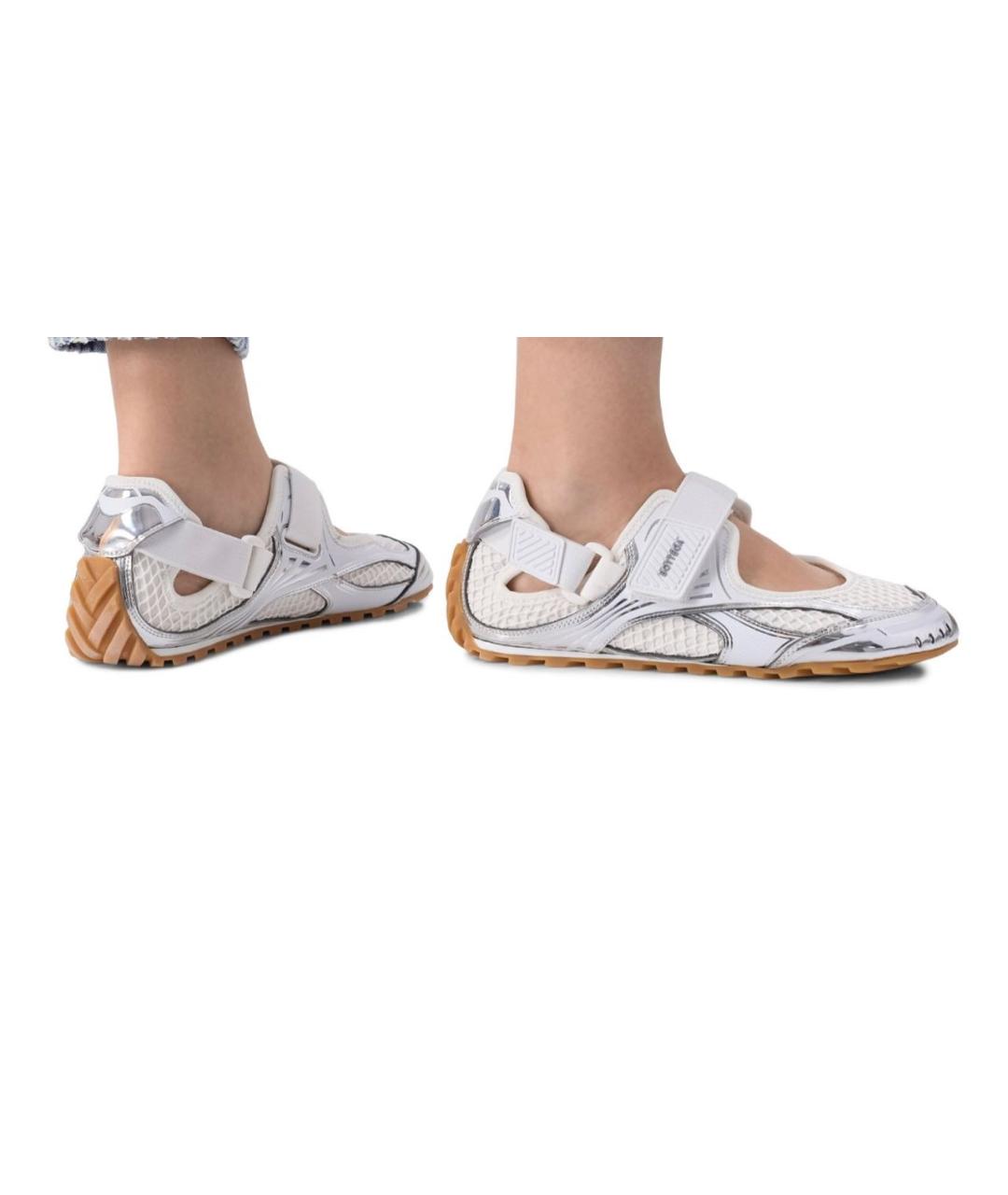 BOTTEGA VENETA Белые кроссовки, фото 4