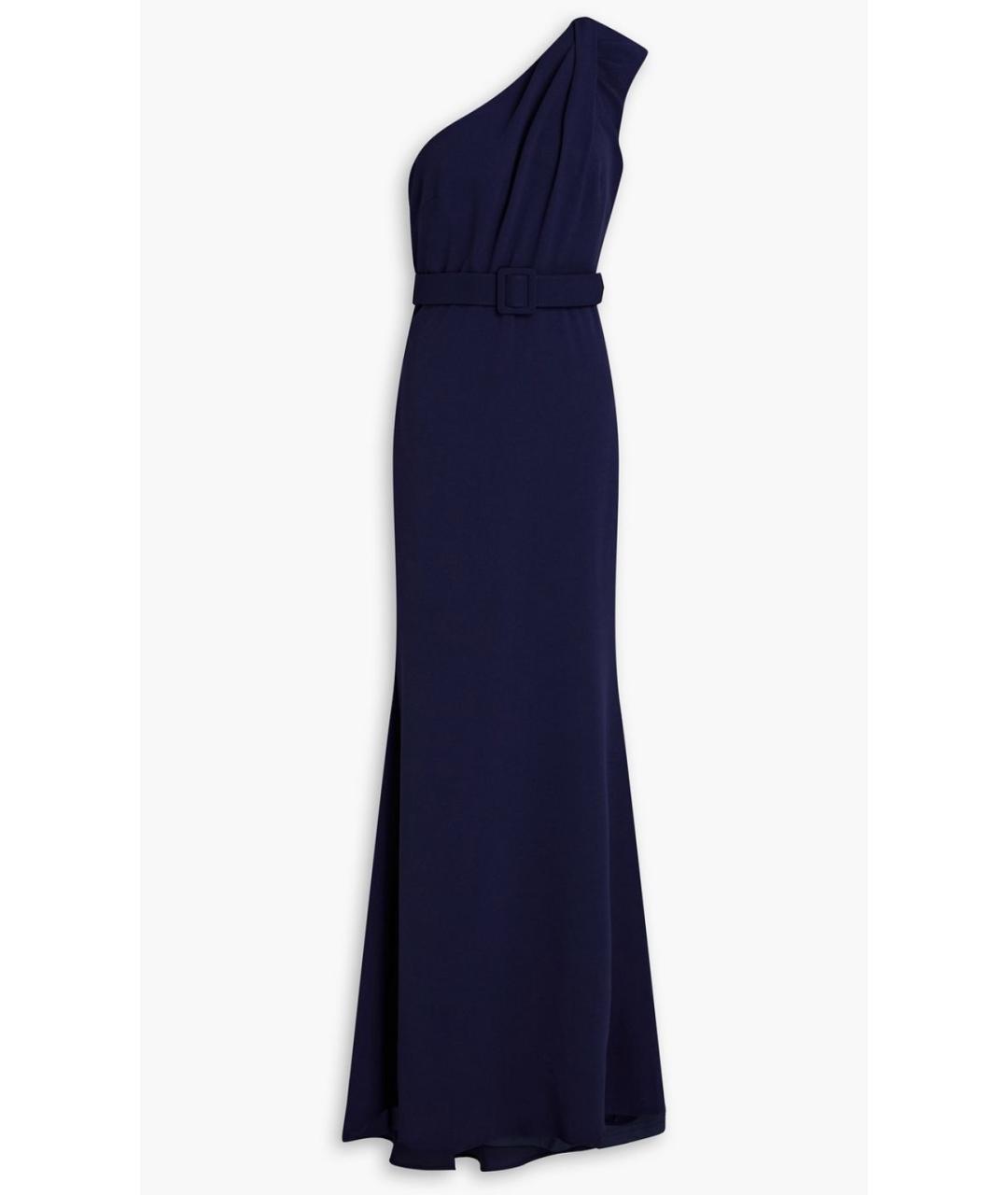 BADGLEY MISCHKA Темно-синее полиэстеровое платье, фото 4