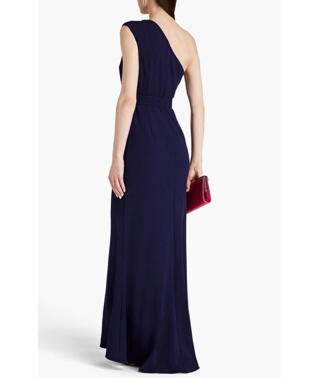 BADGLEY MISCHKA Темно-синее полиэстеровое платье, фото 3
