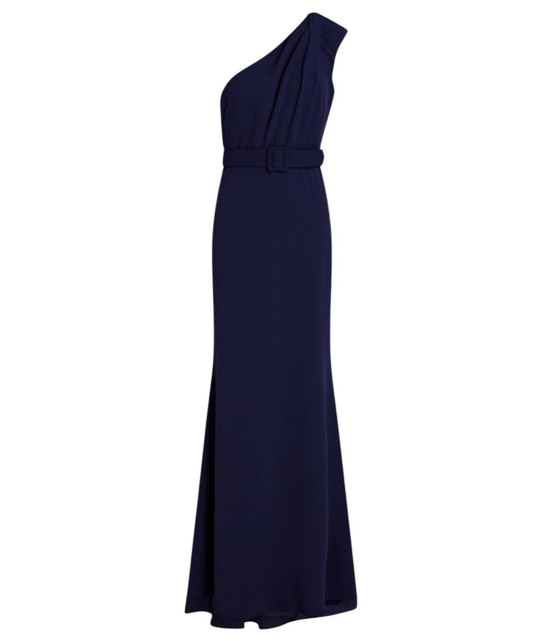 BADGLEY MISCHKA Темно-синее полиэстеровое платье, фото 1
