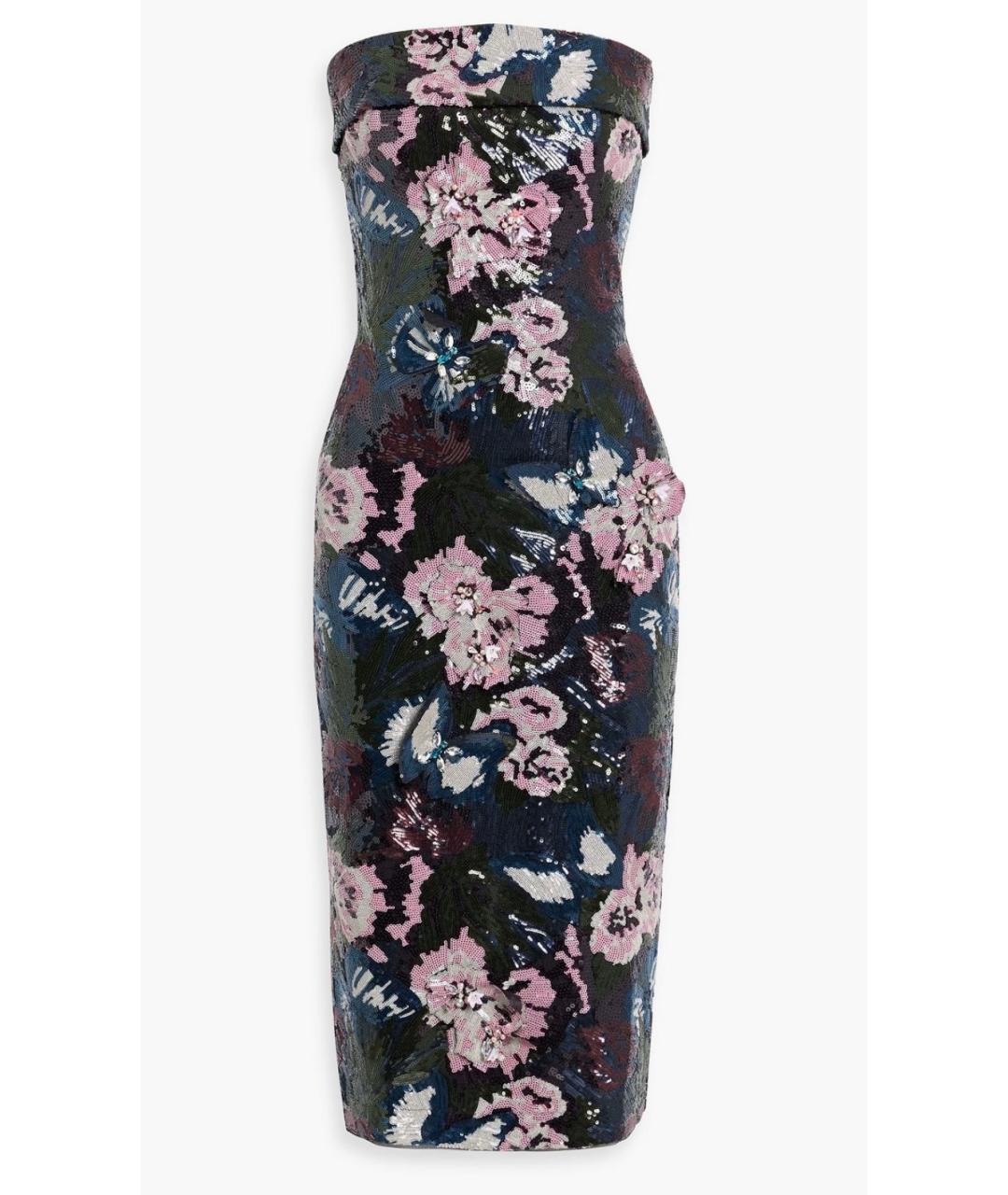 BADGLEY MISCHKA Мульти полиэстеровое вечернее платье, фото 4