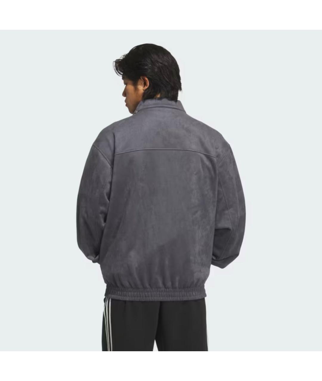 ADIDAS Серая полиэстеровая куртка, фото 7