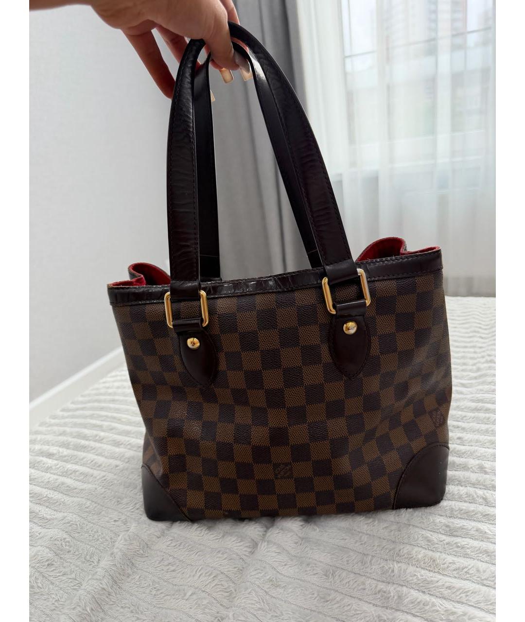 LOUIS VUITTON Коричневая сумка тоут, фото 2