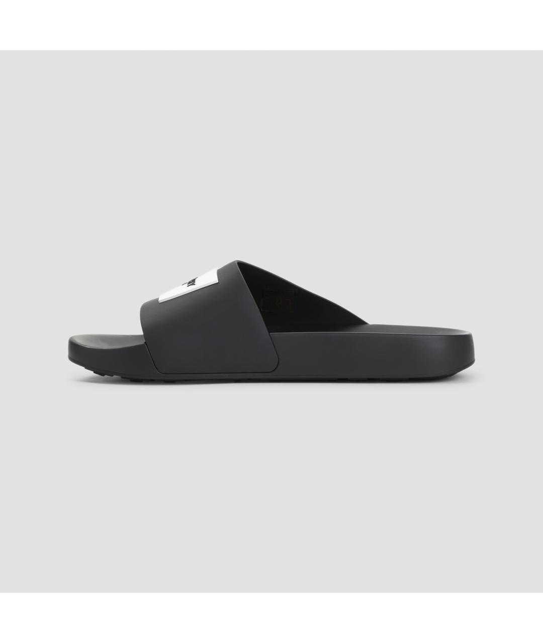 GIVENCHY Черные резиновые шлепанцы, фото 2