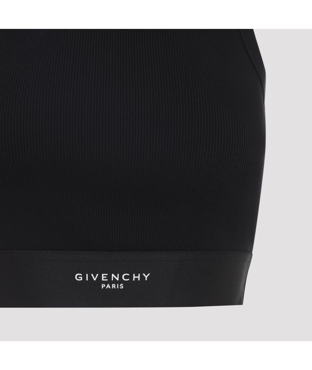 GIVENCHY Черная хлопковая майка, фото 3