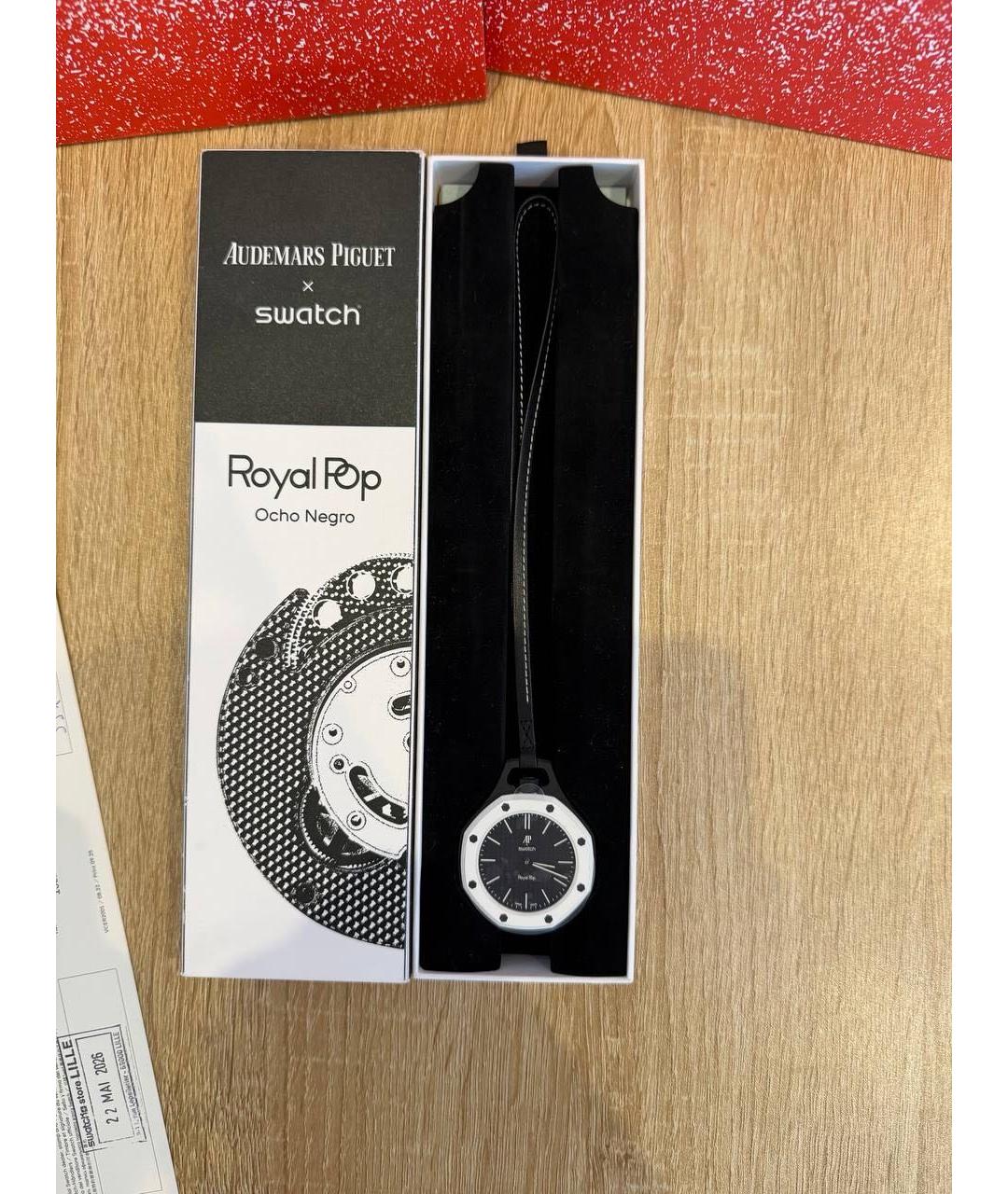 Swatch Черные часы, фото 3