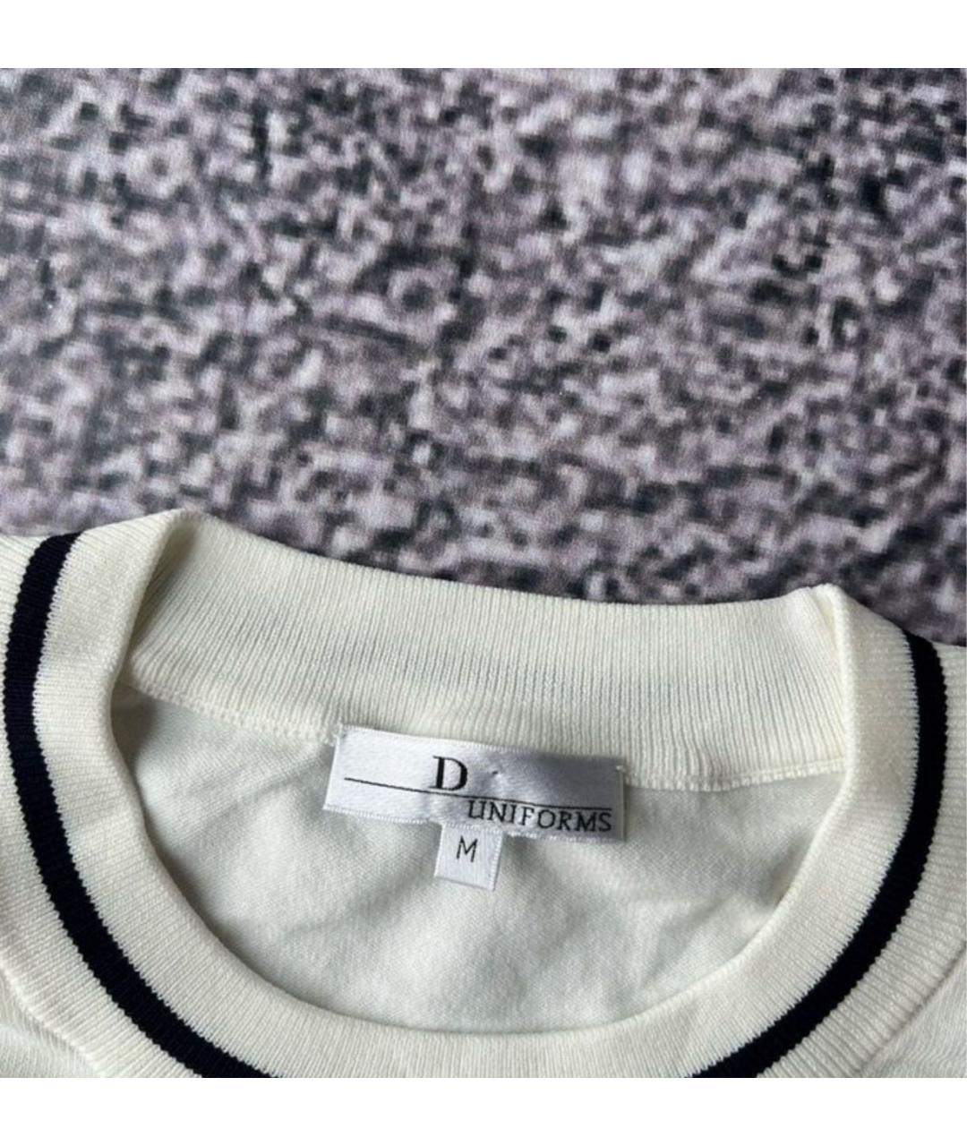 CHRISTIAN DIOR Белая вискозная футболка, фото 4