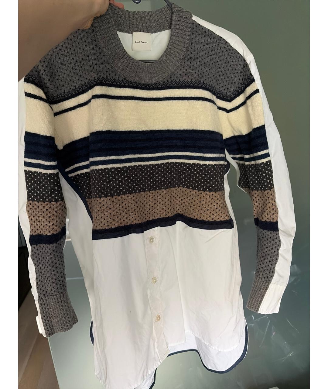 PAUL SMITH Белая хлопковая рубашка, фото 6