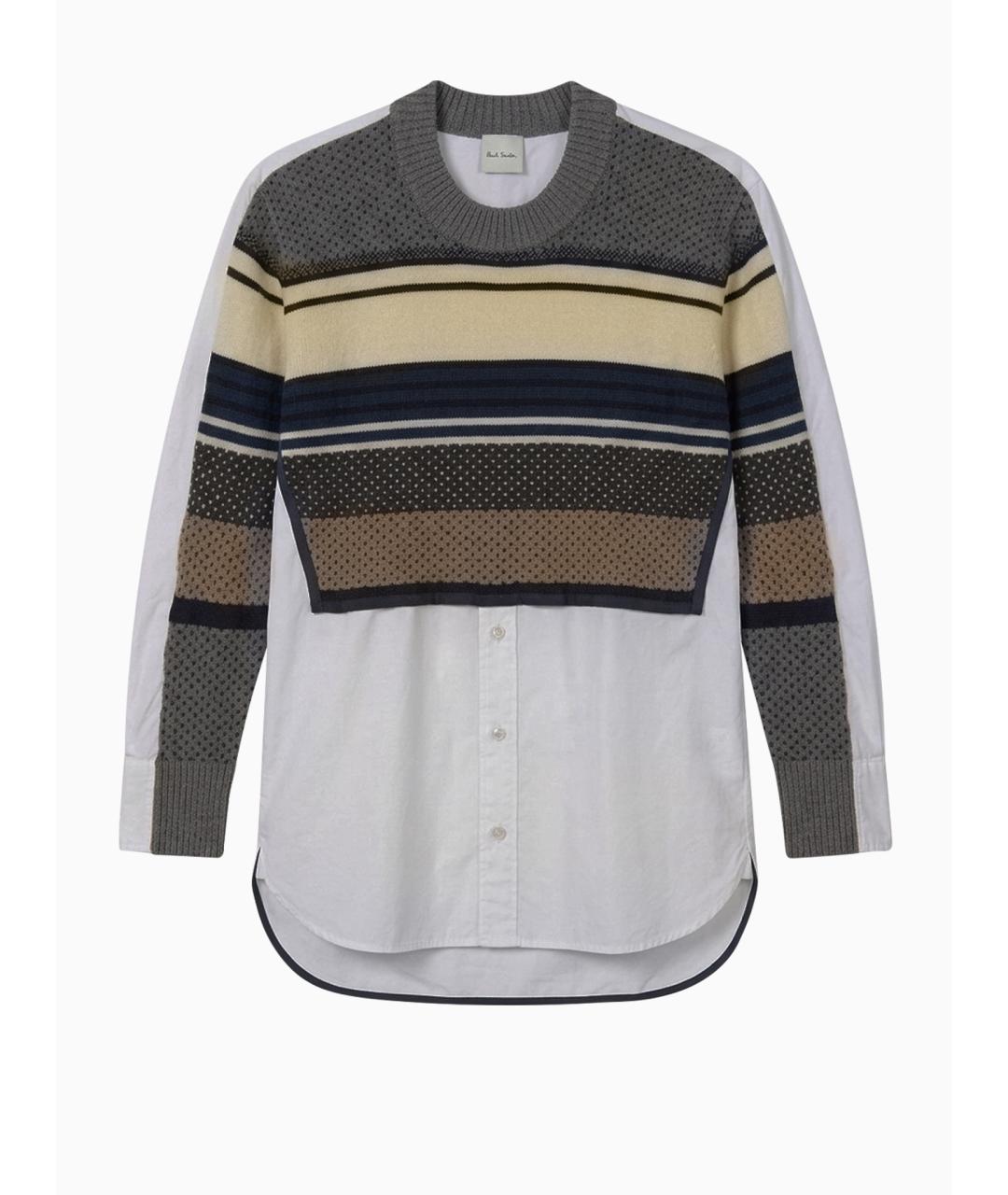 PAUL SMITH Белая хлопковая рубашка, фото 1